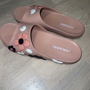 Prada Flower Slide
